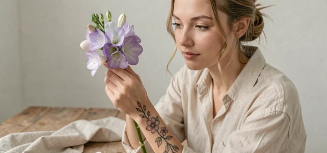 Tatouage freesia : découvrez la signification profonde de cette fleur élégante Tatouage freesia : découvrez la signification profonde de cette fleur élégante
